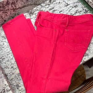 Lilly Pulitzer sz 12 Worth straight-leg Azalea Pink Jeans